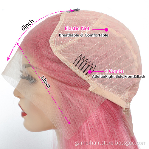 10a Brazilian Virgin Human Hair Cuticle Aligned Bob Wig For Sale Full Custom Transparent Lace Straight Hair Wig Short Bob Style